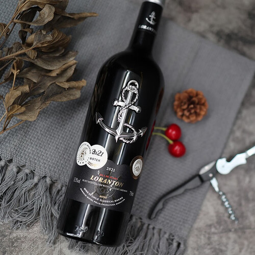 洛兰顿酒庄loranton智利进口红酒勃泰克佳美娜干红葡萄酒1瓶750ml单支