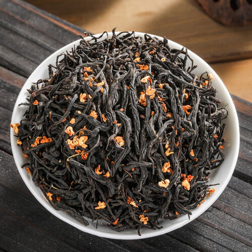 饮矿桂花红茶正山小种丹桂桂花鲜果味蜜糖甜浓香罐装50g一罐