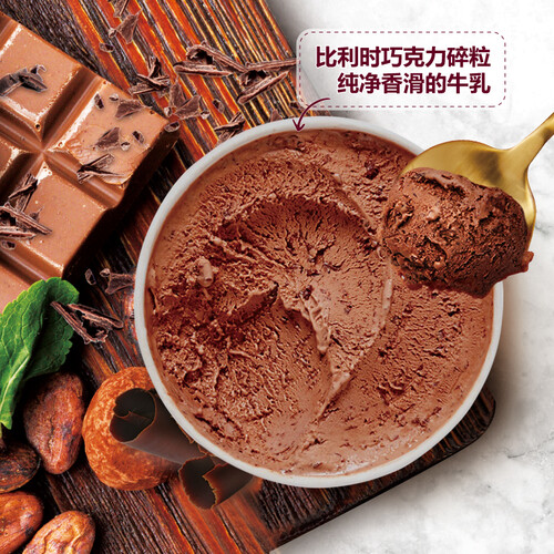 h01agen·dazs 哈根达斯 比利时巧克力口味冰淇淋 100ml多少钱-聚