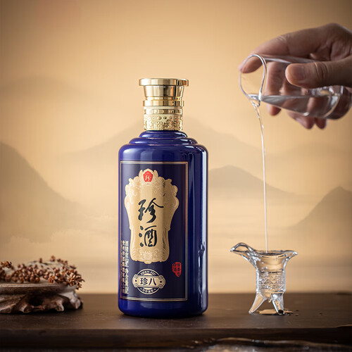 珍酒(zhenjiu)白酒 kweichow zhenjiu 珍酒 珍八 53%vol 酱香型白酒