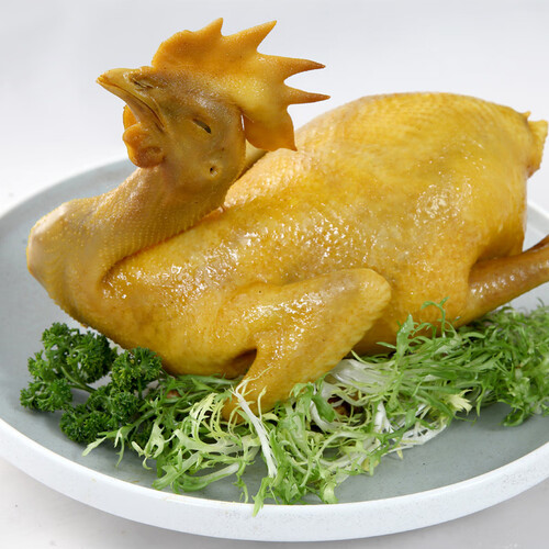 温氏 供港鲜熟盐焗土香鸡 900g 熟鸡走地鸡 古法盐焗鸡卤味熟食肉类
