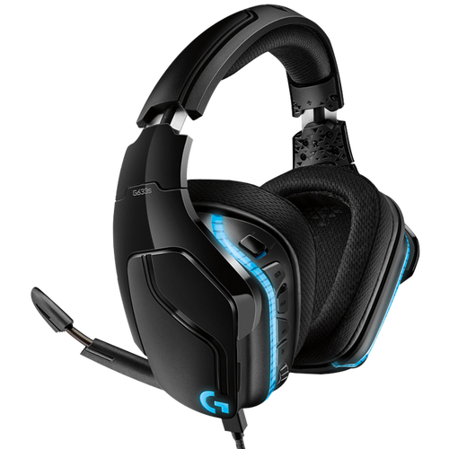 罗技(g)游戏耳机 logitech 罗技 g633s 耳罩式头戴式降噪有线耳机