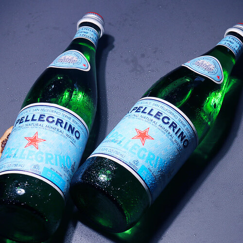 圣培露意大利进口圣培露气泡水整箱矿泉水饮用水玻璃瓶装水山泉水