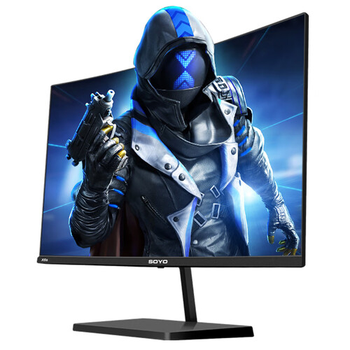 梅捷(soyo) 24英寸144hz电竞显示器曲面屏1500r曲率120%srgb 台式电脑