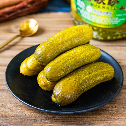 云山半喀秋莎联名款俄式酸黄瓜670g 酸青瓜乳黄瓜方便速食汉堡西餐