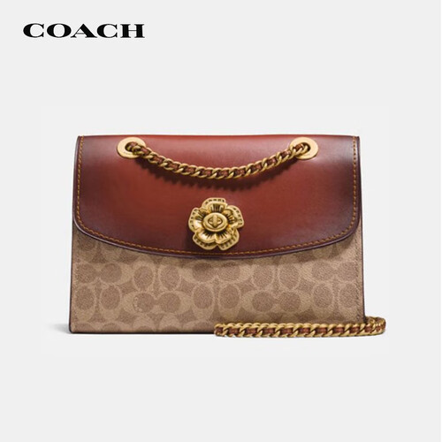 蔻驰(coach)箱包 coach 蔻驰 parker系列 女士涂层帆布单肩包 30585
