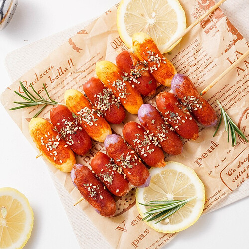 百钻方便食品 百钻三色芝士年糕拉丝夹心辣炒芝心年糕条韩式料理速食