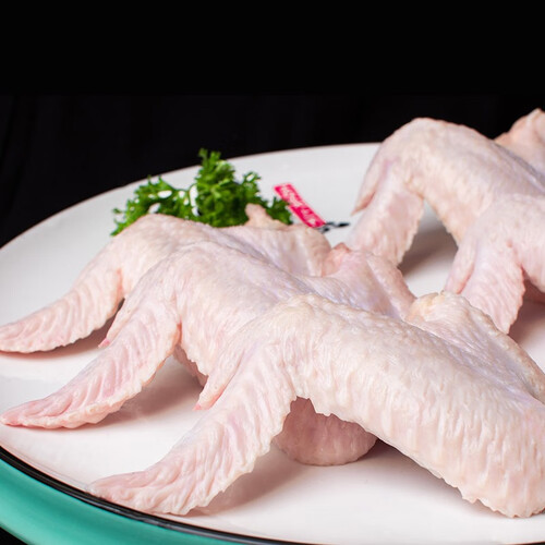 同德义利 白羽鸡鸡全翅 1kg/袋圈养新鲜冷冻鸡全翅烧烤油炸鸡全翅清真