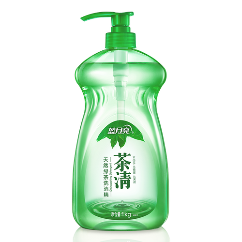 蓝月亮 茶清洗洁精 1kg/瓶 洗涤灵 果蔬餐具清洗剂 食品可用 高效去油