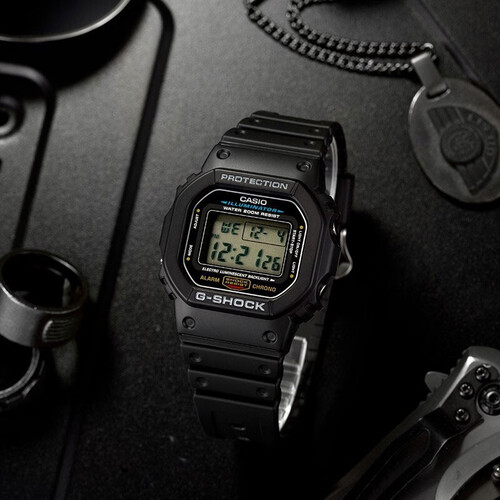 casio 卡西欧 g-shock系列 43毫米石英腕表 dw-5600e-1v多少钱-聚超值
