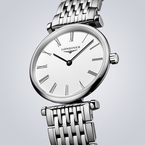 浪琴longines瑞士手表嘉岚系列石英钢带女表l42094116
