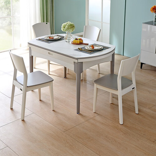 全友(quanu)餐桌 quanu 全友 家居餐桌椅组合伸缩桌