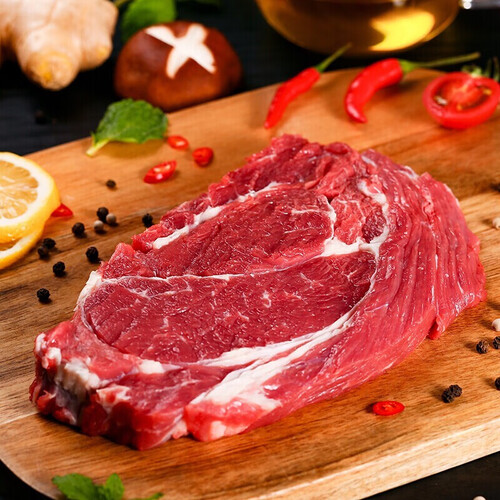 天莱香牛国产新疆有机眼肉原切牛排200g谷饲排酸生鲜冷冻牛肉