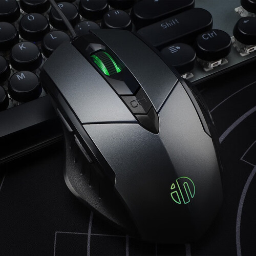 英菲克(inphic)pw1游戏鼠标有线电竞机械吃鸡宏轻音办公家用台式