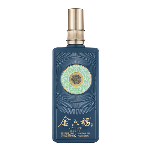 白酒 金六福 匠心鉴藏金镶玉 53度 500ml 单瓶装 清香型白酒 年货送礼