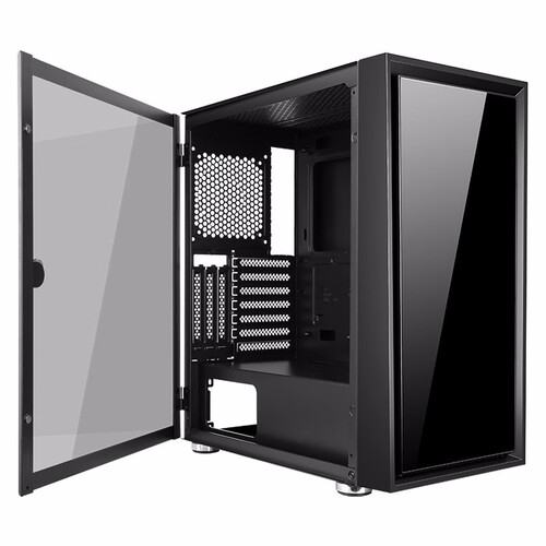 先马sama朱雀游戏电脑主机箱双面钢化玻璃宽体五金结构支持atx主板240