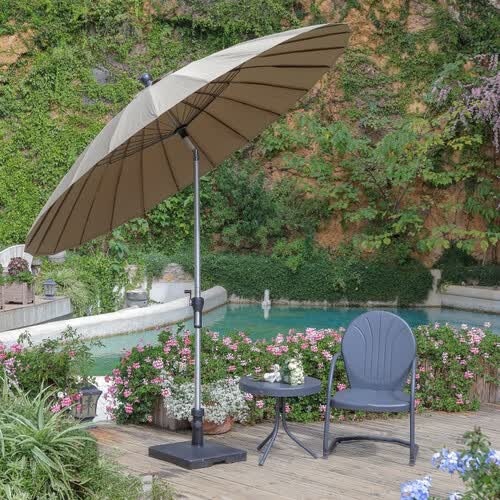 紫叶(ziye)其它户外家具 紫叶户外遮阳伞中柱伞室外大太阳伞酒吧街