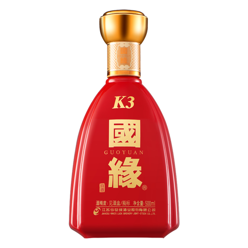 今世缘42度国缘k3宴会送礼商务喜酒白酒500ml4瓶整箱装