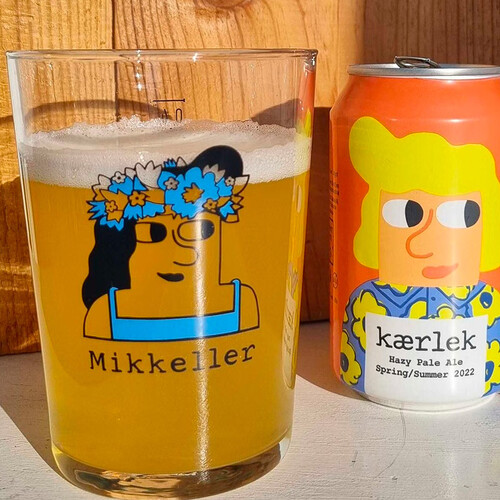 美啤乐mikkeller比利时进口精酿啤酒15度夏季款恋爱季330ml4罐礼盒装