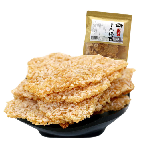 储山 安徽大米锅巴 非油炸手工柴火原味锅巴 办公休闲零食小吃 500g