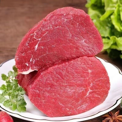 拾小鹿正宗新鲜冷冻原切牛健子无注水散养无添加牛腿肉1斤