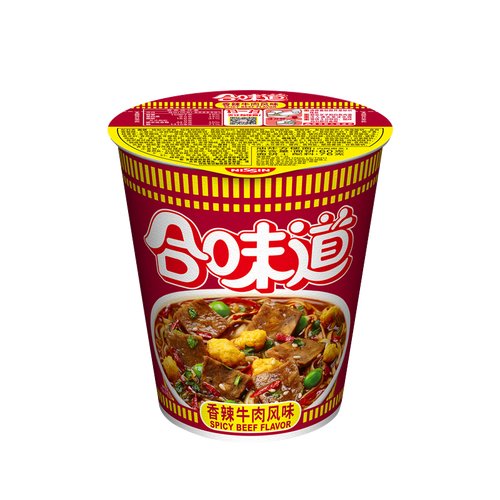 合味道方便面合味道标准杯 泡面杯面速食夜宵点心 标准杯香辣牛肉风味