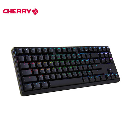 cherry键盘 cherry 樱桃 g80-3000s tkl 机械键盘 rgb版本 88键 黑轴