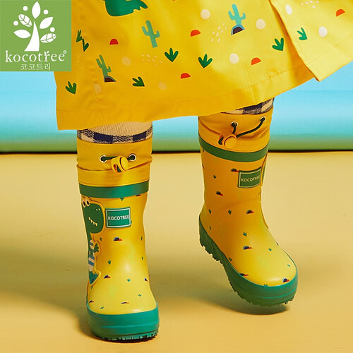 kocotree树儿童雨鞋儿童水鞋男女宝宝雨靴水靴小童时尚幼儿小孩防水