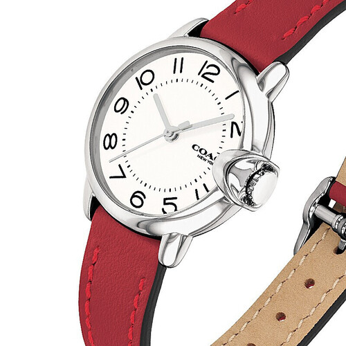 七夕情人节礼物coach蔻驰arden娅顿系列经典小c耳设计罗马数字表盘小