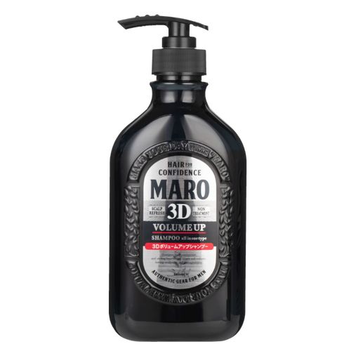 maro日本进口maro3d立体丰盈男士无硅油洗发水控油蓬松去屑洗护2合1