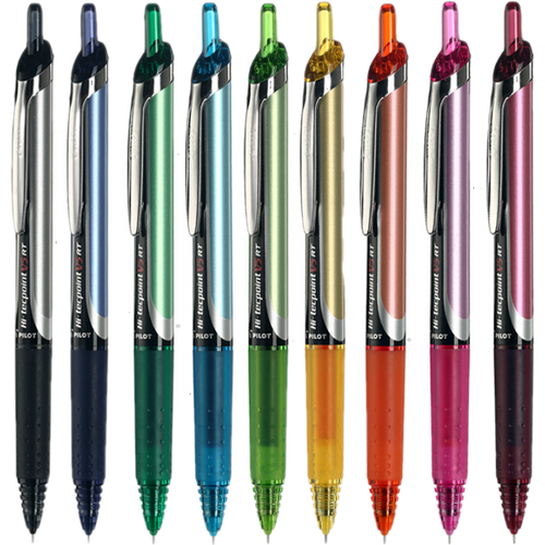 日本百乐(pilot) p500中性笔bl-p500学生考试办公财务绘图针管式水笔