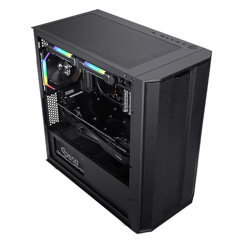 先马sama平头哥m8游戏办公mini电脑主机箱前板铁网玻璃侧透支持matx