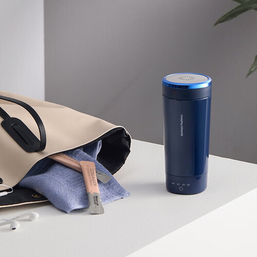 摩飞电器morphyrichards烧水杯便携式烧水壶旅行保温电热水杯316