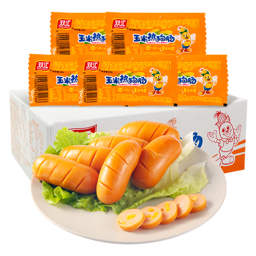 双汇(shuanghui)方便食品 shuanghui 双汇 新升级玉米热狗肠整箱2400g