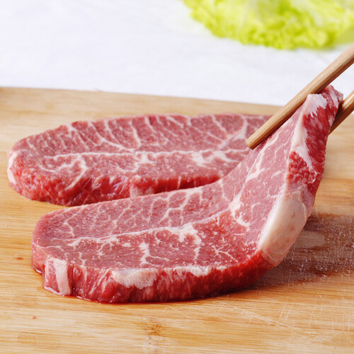 春禾秋牧安格斯m3板腱原切牛排600g澳洲谷饲牛肉冷冻生鲜牛扒