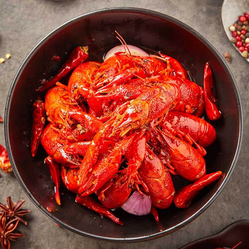 guolian国联麻辣小龙虾750g46钱净虾500g中号1824只聚餐宵夜