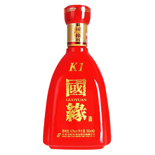 今世缘白酒 今世缘 国缘 k1 42%vol 柔雅型白酒 500ml多少钱-聚超值