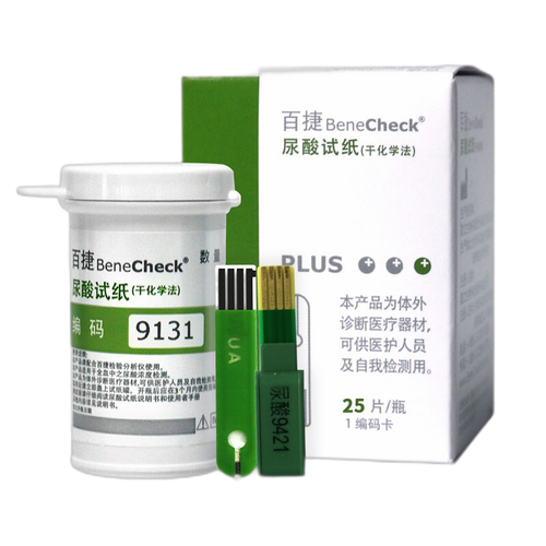 百捷(benecheck)血糖仪 百捷(benecheck)尿酸试纸25片 适用于百捷尿酸