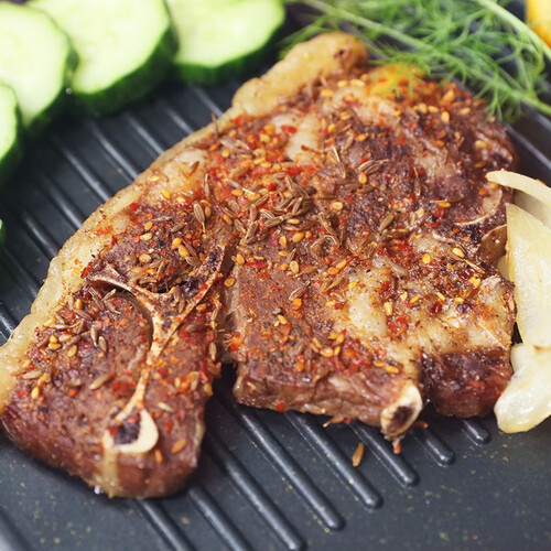 thomasfarms澳洲羔羊原切羊肩排500g袋冷冻生鲜羊肉西餐烧烤烤肉食材