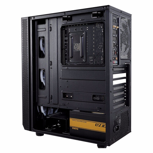 先马(sama)剑魔k3 台式电脑机箱 左侧亚克力全侧透/支持atx主板,240