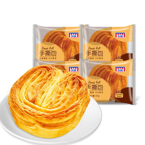 曼可顿(mankattan)糕点/点心 mankattan 曼可顿 手撕起酥面包 学生