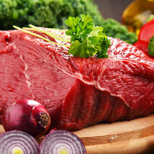 天莱香牛国产新疆有机原切牛腿肉500g谷饲排酸生鲜冷冻牛肉