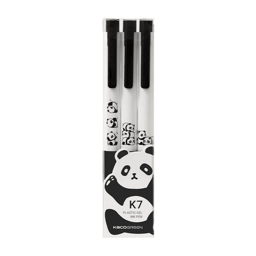 kaco笔类 kaco 文采 k7 熊猫派对 按动中性笔 0.