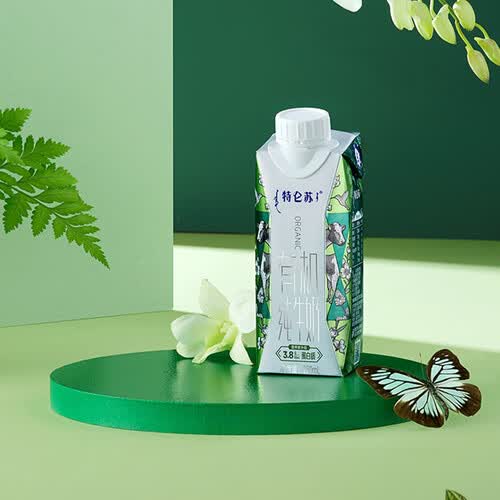 蒙牛特仑苏有机纯牛奶梦幻盖250ml10盒两提