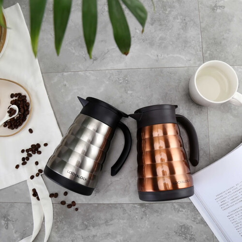 乐扣乐扣(lock&lock)不锈钢桌面水壶泡茶热水壶办公商用保温壶 lhc