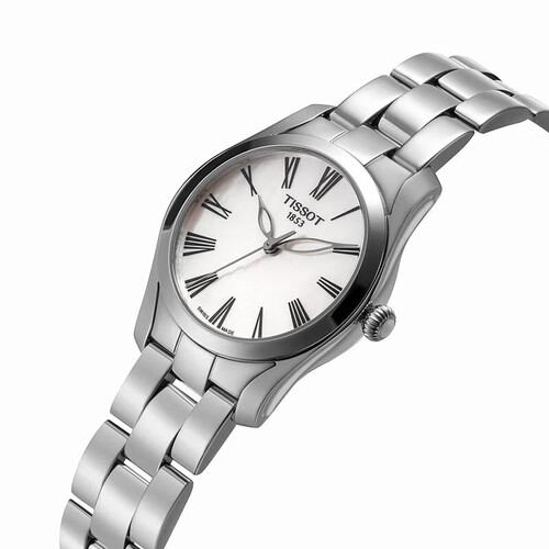 天梭(tissot)瑞士表 tissot 天梭 海浪系列 女士石英手表 t112.210.