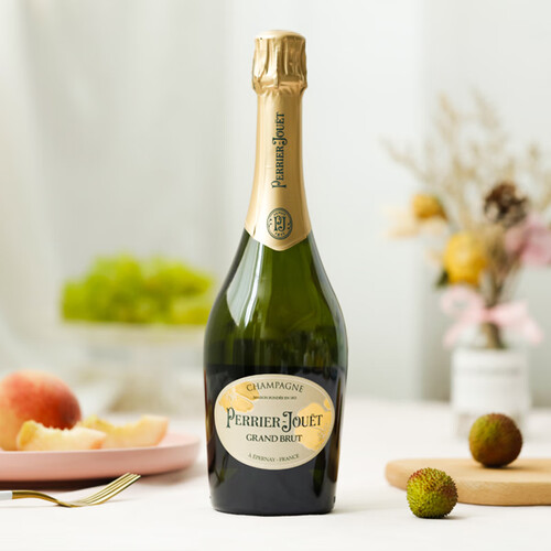 巴黎之花perrierjouet特级干型香槟法国葡萄酒750ml礼盒装