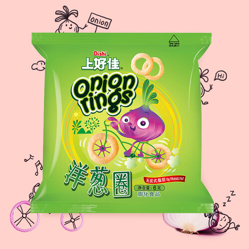 上好佳(oishi)洋葱圈 膨化零食大礼包 6g*20袋多少钱-聚超值