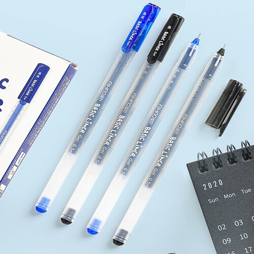 爱好(aihao)笔类 aihao 爱好 8761 拔帽中性笔 24黑色 12红色 0.