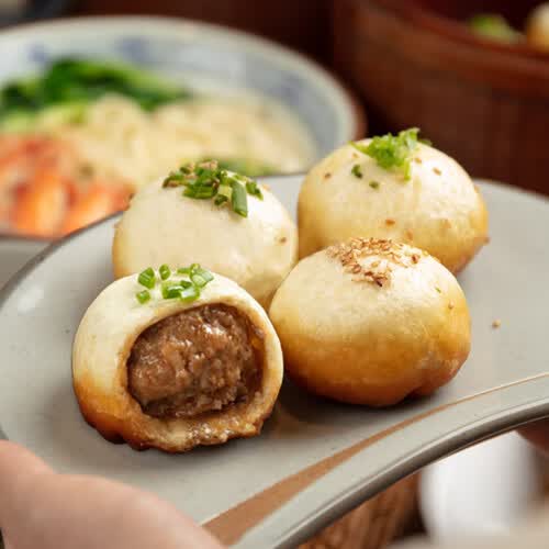 杨过 招牌鲜肉生煎包500g10只 儿童早餐包子速冻面点 苏州名吃速食